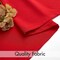Red Privacy Sheer Curtains That Let Light in 84 Inches Long Non-See-Through Semi Sheer Curtains Light Filtering Window Curtains Christmas Drapes for Living Room Bedroom 2 Panels Set